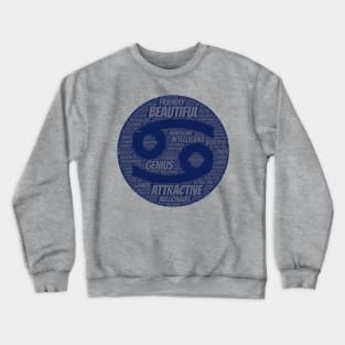 Cancer zodiac sign Crewneck Sweatshirt